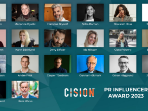 Nominerad till Cision PR Influencer Award 2023!