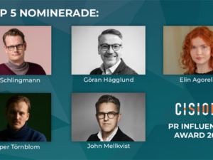 Finalist i Cision PR Influencer Award 2023!